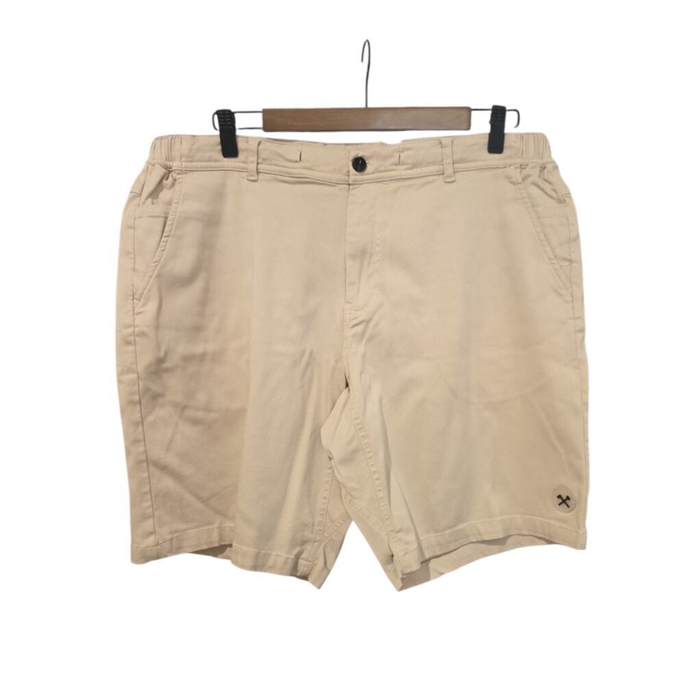 All American Roughneck Men's Hybird Shorts Khaki Beige Size 2XL